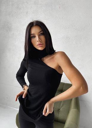 Кофта рубчик блуза боді