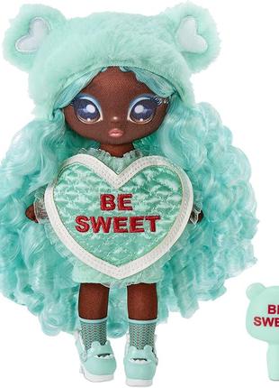 Na na na surprise cynthia sweets - mint teddy bearr мягкая кукла на на на сюрприз синтия свитс.