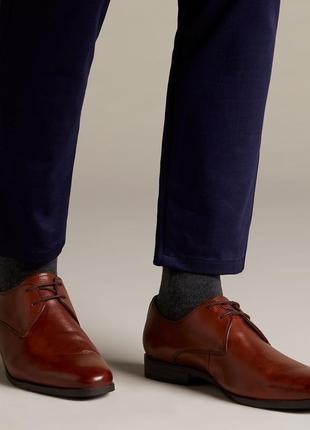 Шкіряні туфлі дербі clarks "amieson walk" 43р/28см оригінал