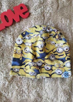 Детская шапочка,шапка для мальчика миньоны,minions,h&m,демисезонная5 фото