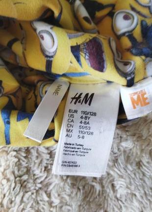 Детская шапочка,шапка для мальчика миньоны,minions,h&m,демисезонная7 фото