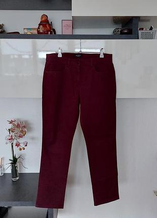 Стрейчеві бордові джинси👖