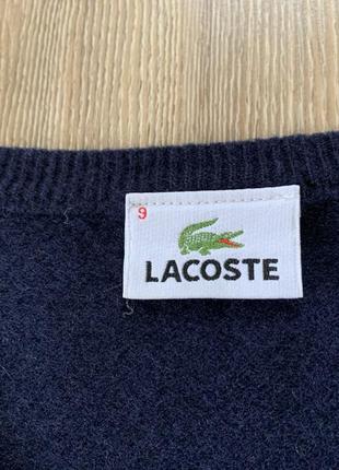 Чоловічий вовняний пуловер светр lacoste7 фото