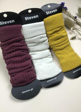 Гетры цветные хлопковые steven -универсальные