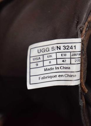 Ugg australia winter boots vibram черевики чоловічі зимові уггі непромокаючі. оригінал. 42 р./27 см.8 фото