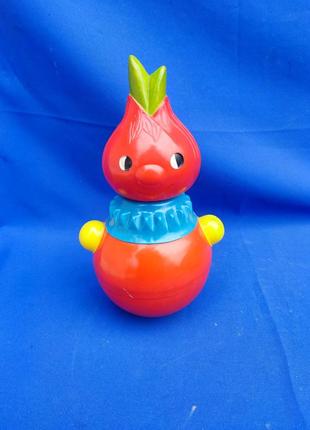 Детская советская игрушка чеполино ссср неваляшка цибулька