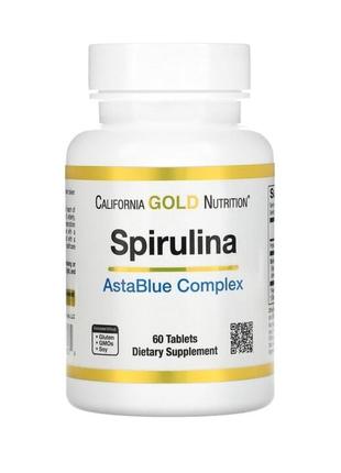 California Gold Nutrition комплекс astablue со спирулиной, 60 таблеток