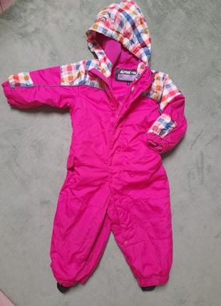 Класний зимовий комбінезон для дівчинки alpine pro