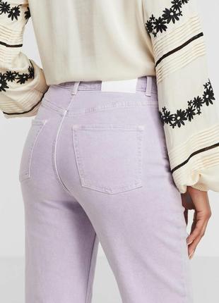 Джинси мом жіночі jjxx, колір бузковий😍 джинсы момы мом моми
