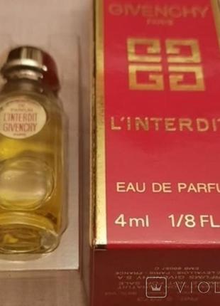 L'interdit givenchy miniature for women 1/8 oz / 4 ml