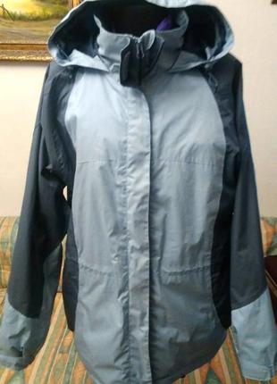 🌿супер спортивна курточка сіро-блакитна peter storm🌿