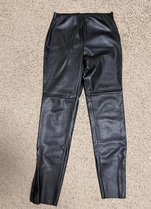 Шкіряні штани легінси
