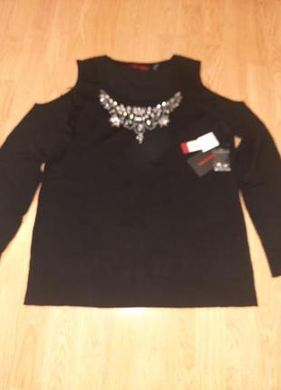 Шикарна святкова чорна кофта