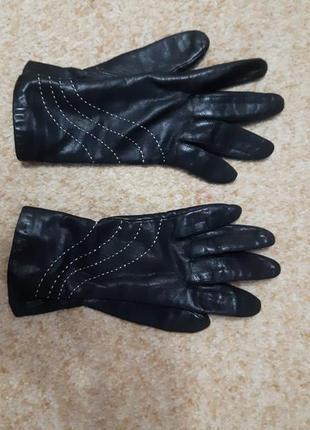 Женские кожаные деми перчатки xl4 фото