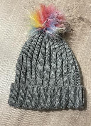 Шапка на флісовій підкладці для дівчини