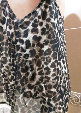 Леопардовая маечка,топик блузка4 фото