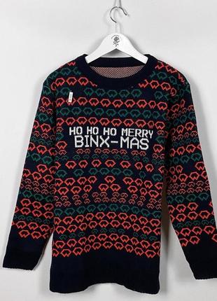 Плотний різдв‘яний ugly светер merry binx-mas