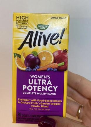 Alive сша мультивітаміни для жінок, жіночі вітаміни, 30 таблеток2 фото