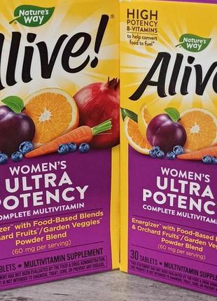 Alive сша мультивітаміни для жінок, жіночі вітаміни, 30 таблеток4 фото