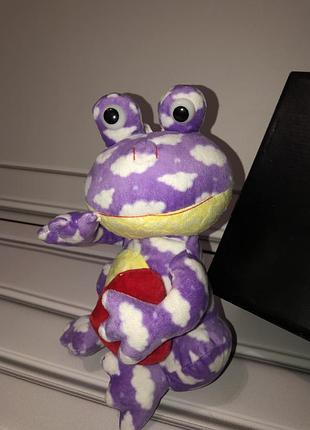 М’яка іграшка  жаба 🐸 лавандового кольору/ бузкове жабеня