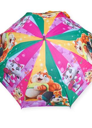 Дитяча парасолька "чотири кошеня" на 4-8 років4 фото