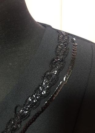 Піджак жіночий чорний з вишивкою пиджак обмін обмен bhc2 фото
