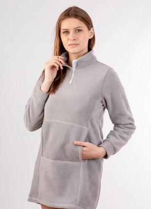 Тепла жіноча сукня фліс різні кольори вв207 україна флис