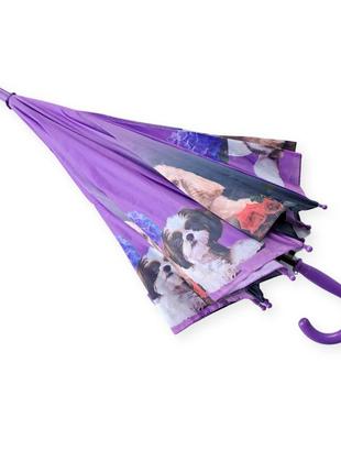 Дитяча парасолька з собаками на 4-8 років3 фото