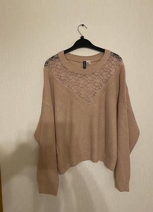 Н&м светр з мереживом