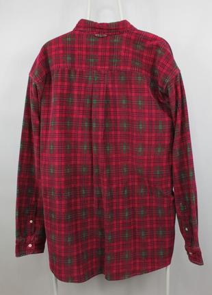 Вінтажна оксамитова сорочка timberland weathergear vintage velvet chekered shirt7 фото