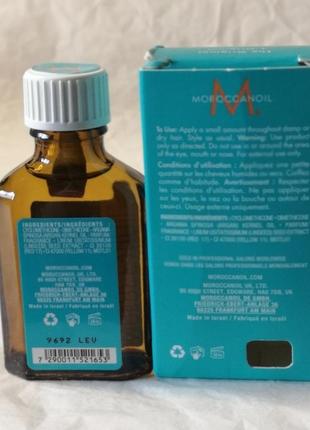 Восстанавливающее масло для тонких и светлоокрашенных волос moroccanoil treatment, 25 мл3 фото