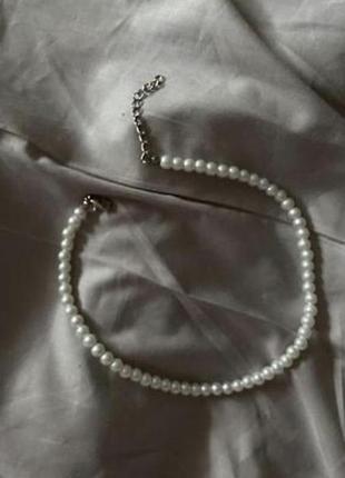 Жемчужное колье чокер