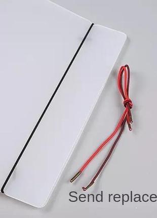 Обкладинка (папка) на кільцях ring binder journal для змінних блоків а6.2 фото