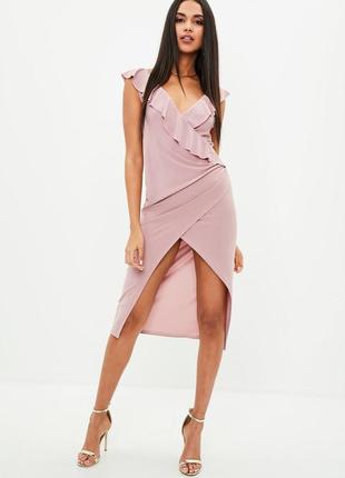 Платье пудра от missguided