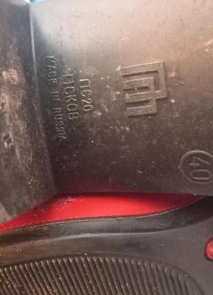 Теплые резиновые сапоги, к22