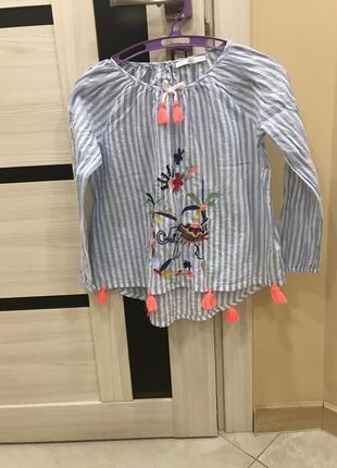Стильна блуза туніка m&s1 фото