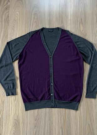 Мужской классический английский пуловер из шерсти мериноса john smedley