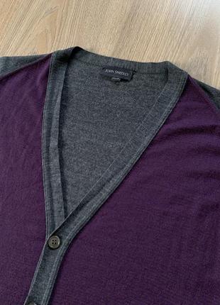 Мужской классический английский пуловер из шерсти мериноса john smedley4 фото