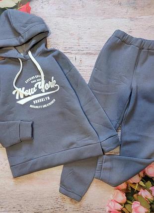 Спортивний костюм сірий #940