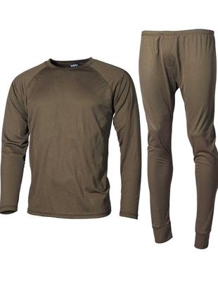 Термобілизна комплект mfh thermofleece gen 3 level 1 olive (11403b+11413b) розм.m,xl