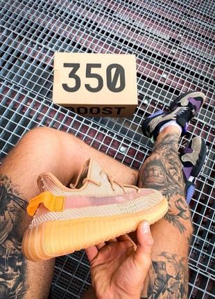 Женские кроссовки adidas yeezy 350 "clay kids#адидас4 фото