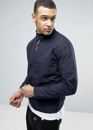 Оригінальний харік куртка XL / 50 cotton harrington jacket in navy