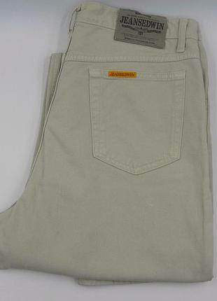 Новые мом джинсы стиль 80-х бежевые w29 l32 'edwin' 'newton slim'