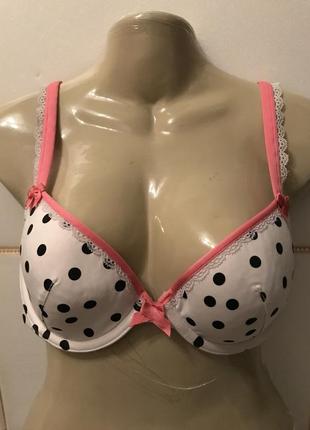80c бюстгальтер в горошок f&f