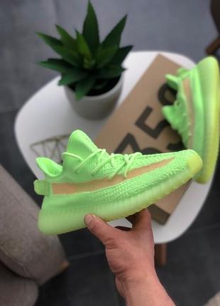 Женские кроссовки adidas yeezy boost 350 v2 glow(#адидас