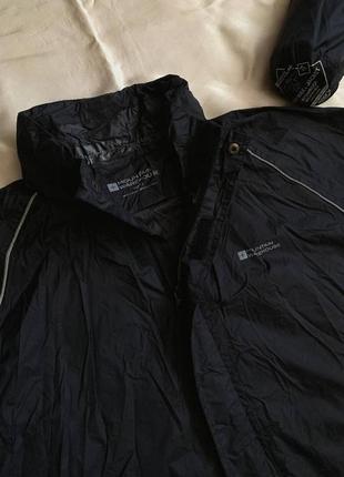 Детская черная куртка mountain warehouse (водонепроницаемая) + чехол1 фото