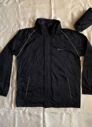 Детская черная куртка mountain warehouse (водонепроницаемая) + чехол2 фото