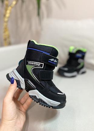 Термо черевики на липучках