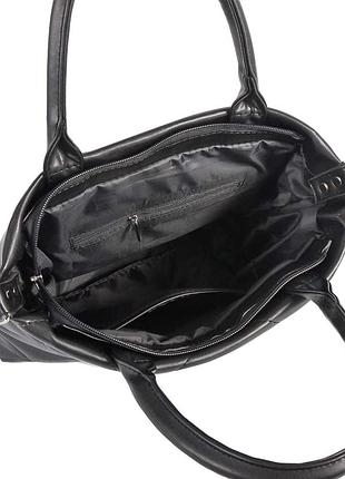 Сумка чорна стьобана 4