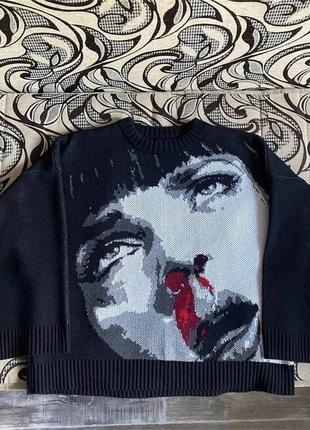 Світер аниме y2k dollskill demonia new rock готика панк